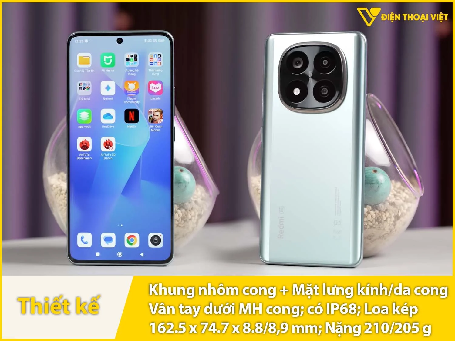 Thiết kế cao cấp, có IP68