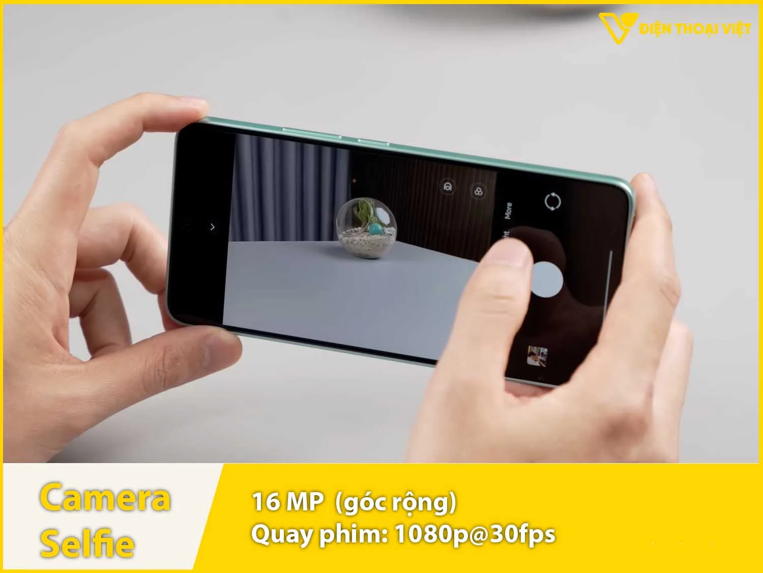 Camera selfie 16MP/20MP & Quay video 1080p