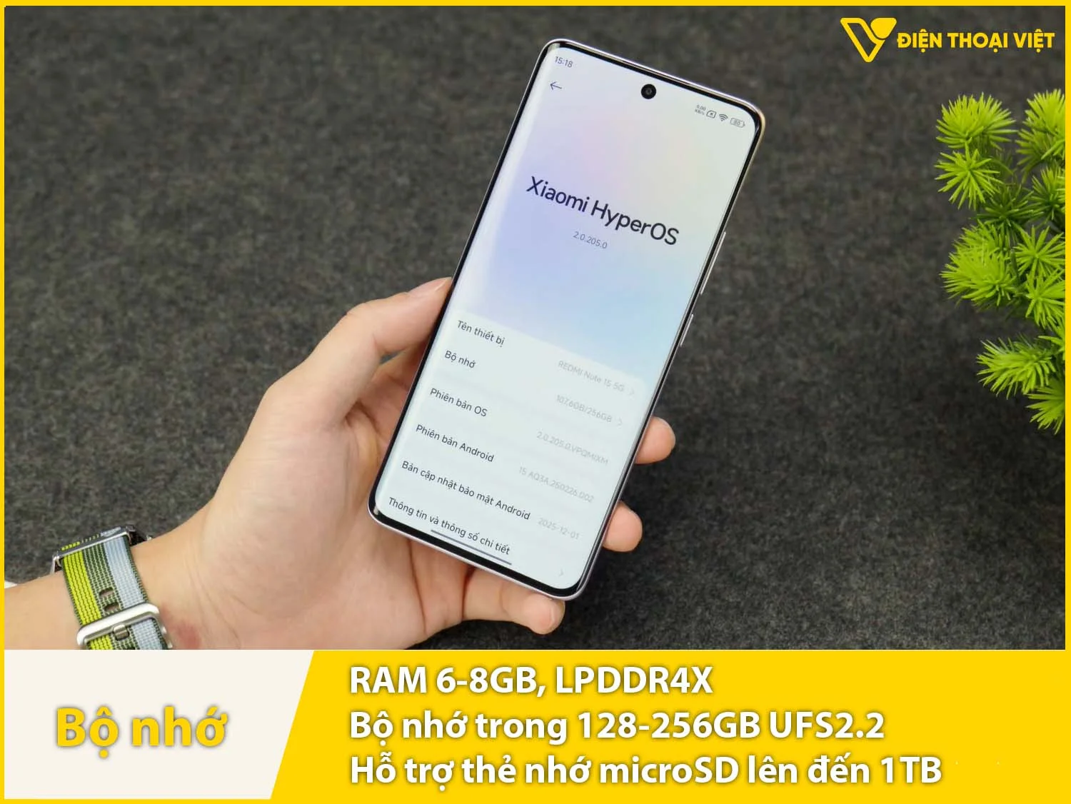 RAM 6-8GB & Bộ nhớ trong 128-256GB