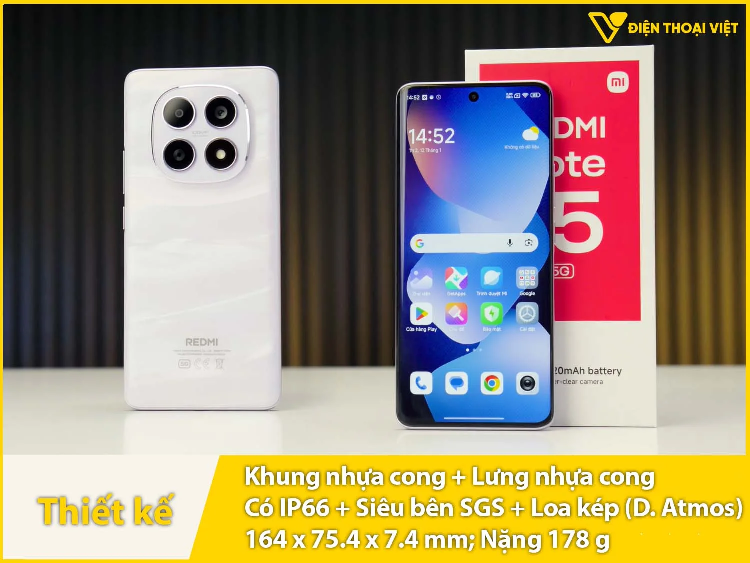 Khung nhựa cong & 2 mặt trước sau cong