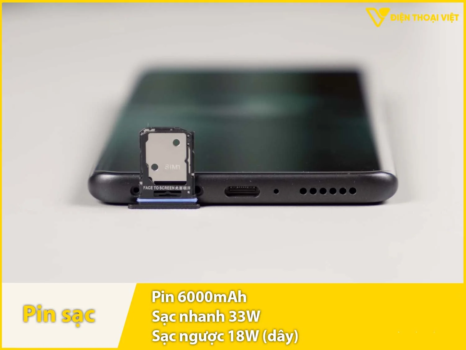 Pin 6000mAh & Sạc nhanh 33W
