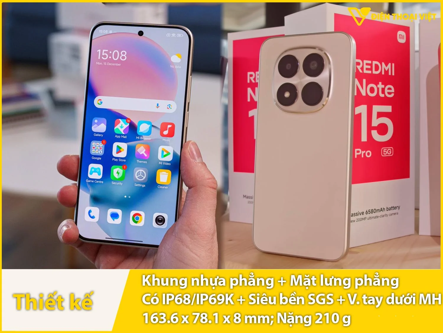 Khung nhựa phẳng & 2 mặt trước sau phẳng