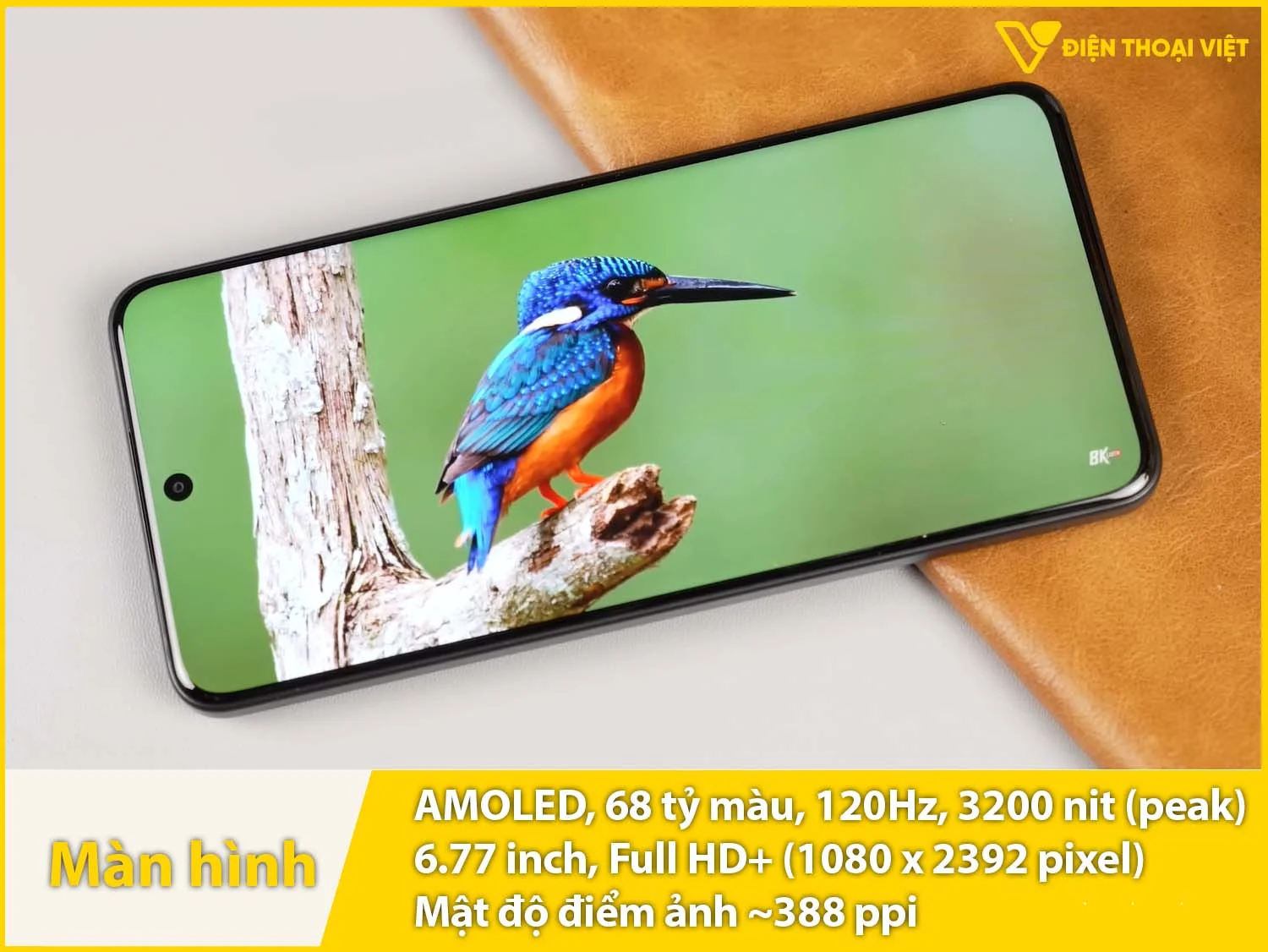 AMOLED 6,77 inch - 120Hz - 3200 nit