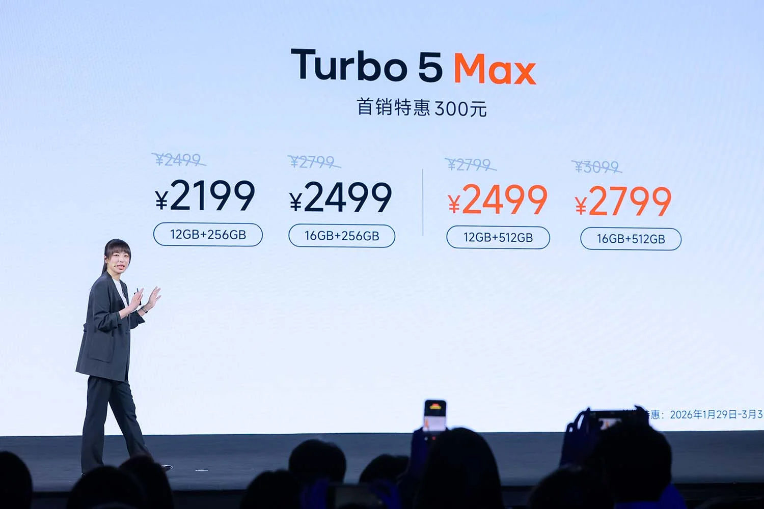 Bảng giá bán của REDMI Turbo 5 Max