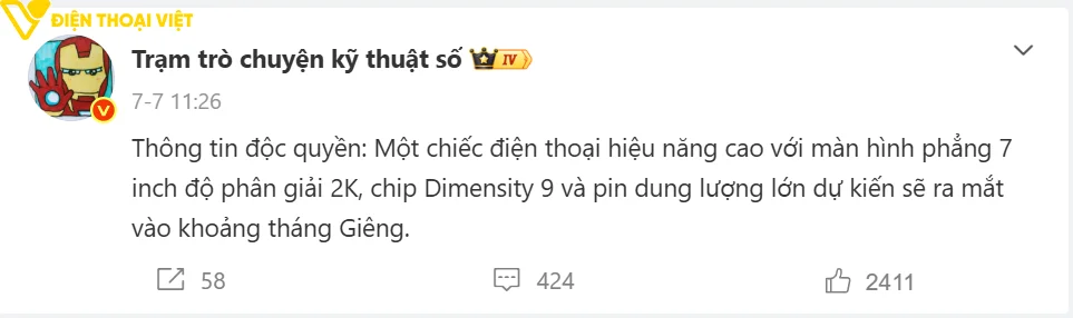 Chuyên gia rò rỉ Digital Chat Station đã từng nhắc đến REDMI Turbo 6 Max