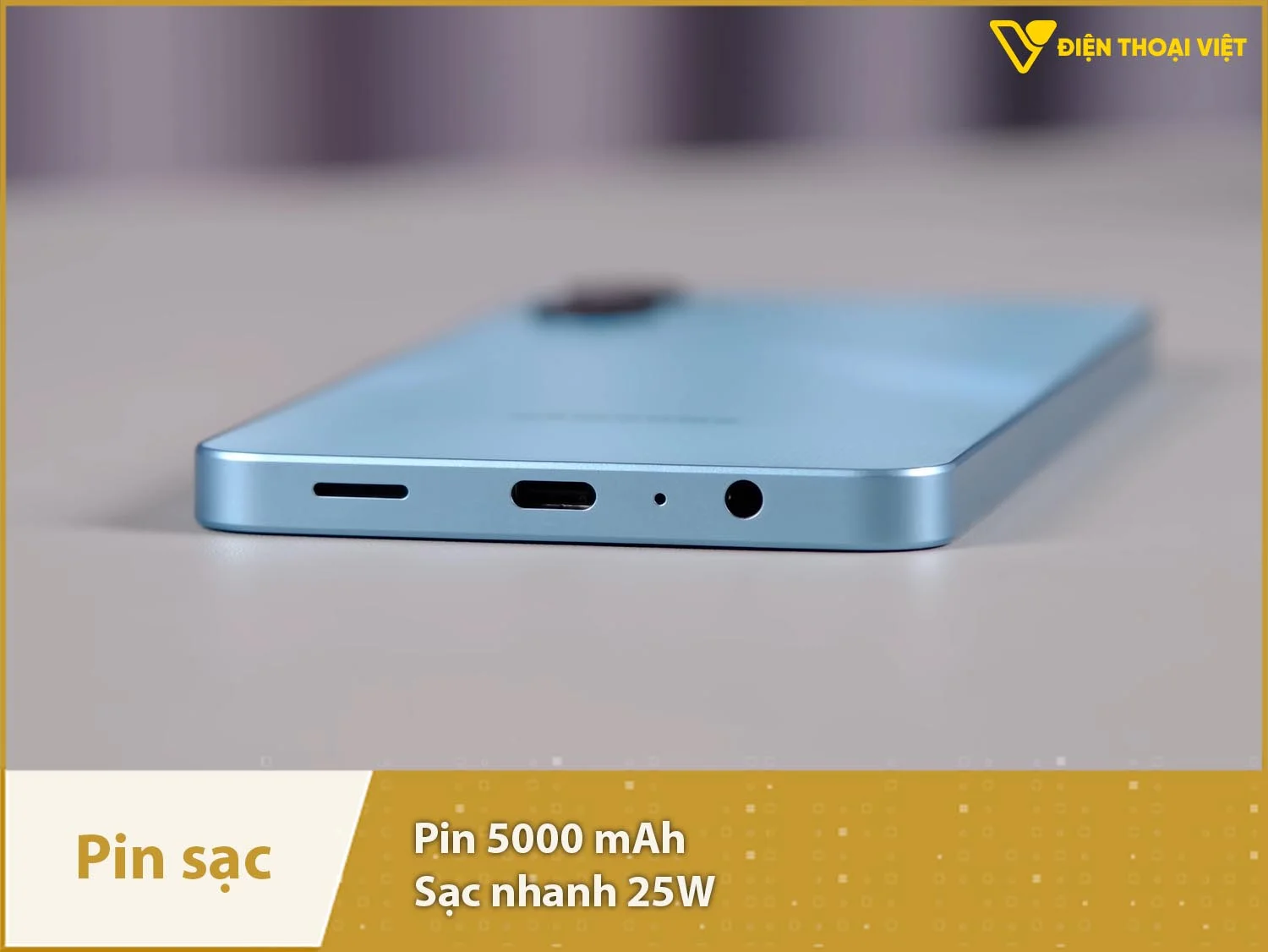 Pin 5000mAh & Sạc nhanh 25W