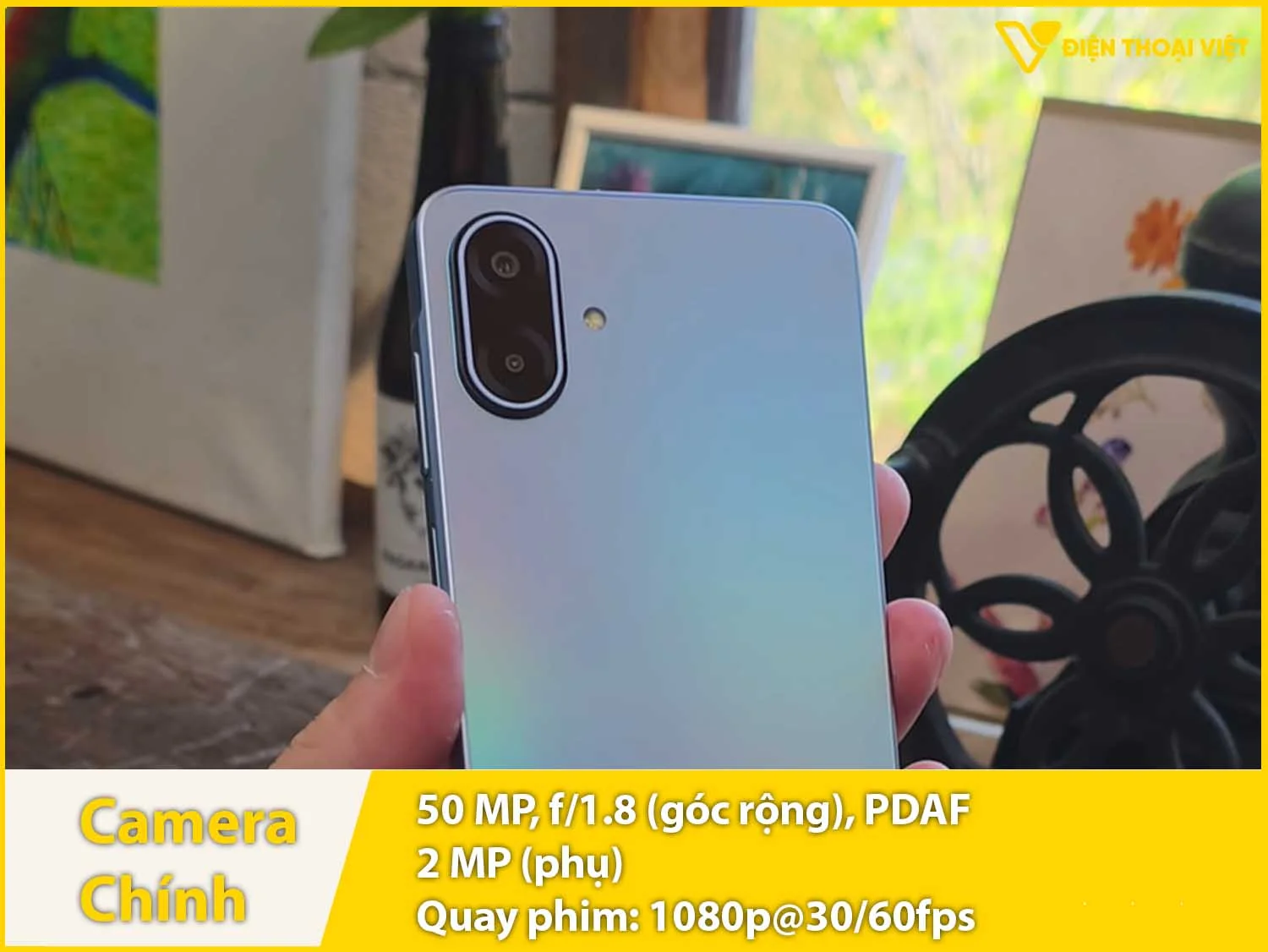 Camera 50MP & Quay video Full HD