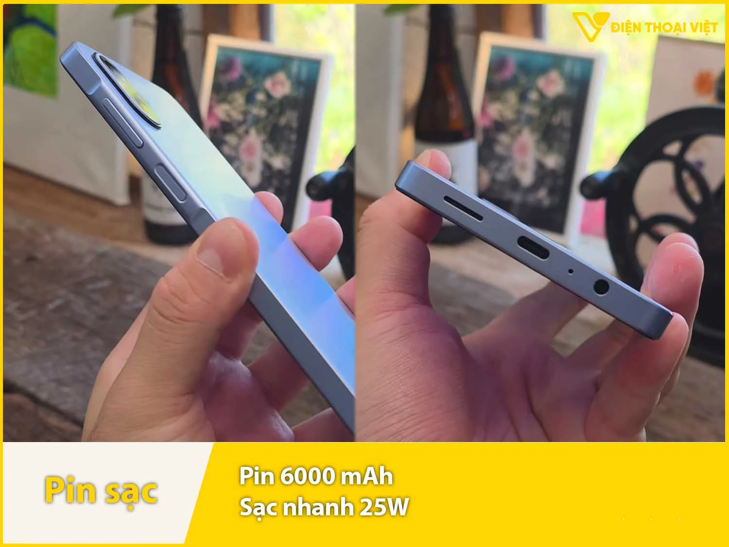 Pin trâu 6000mAh & Sạc nhanh 25W