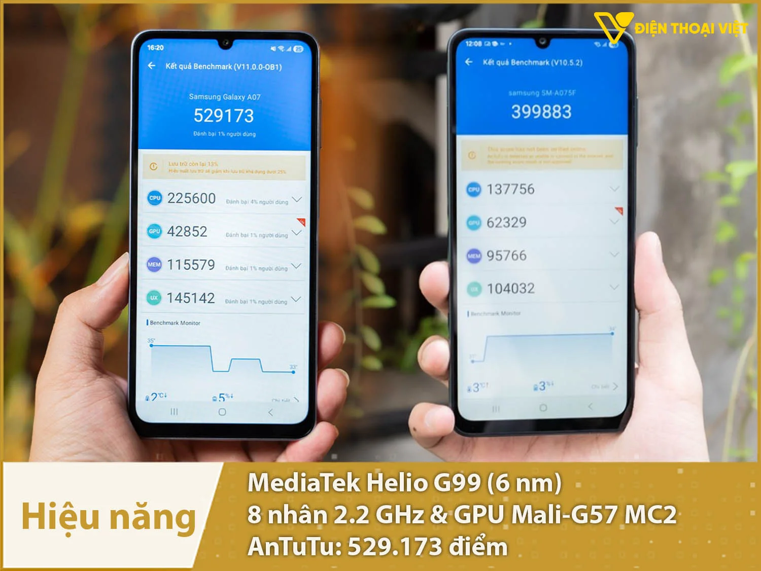 Hiệu năng mượt mà với 529.173 điểm AnTuTu