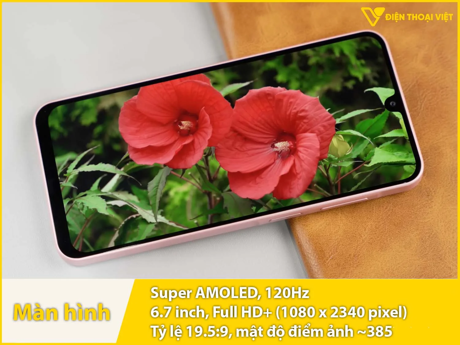 Màn hình Super AMOLED 120Hz, 6,7 inch Full HD+