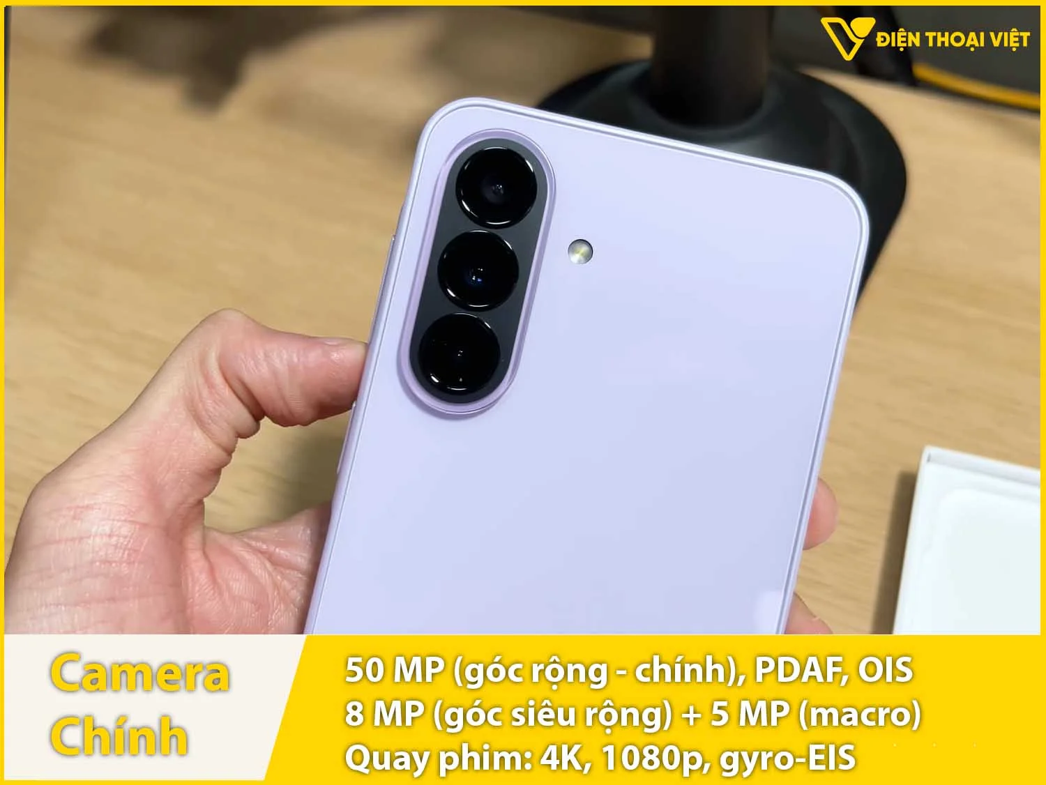 Camera sau 150MP + Góc rộng 8MP + Macro 5MP