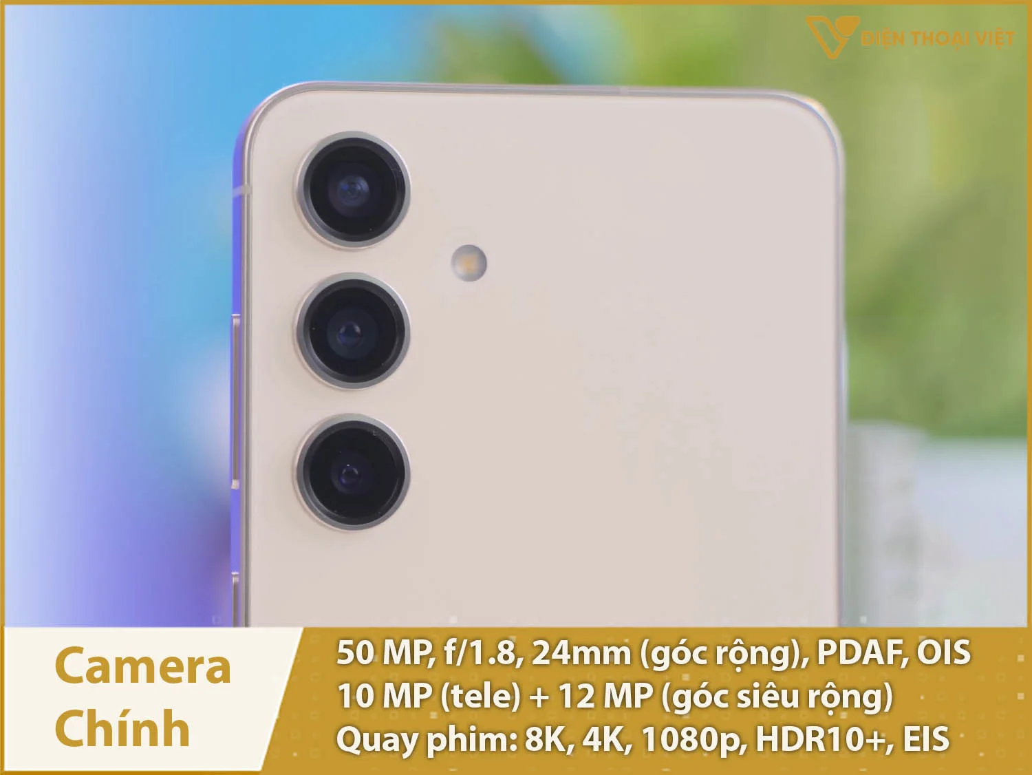 Camera 50MP & Quay video 8K