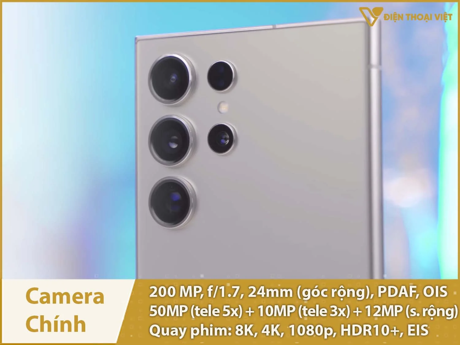 Bốn camera lên tới 200MP & Quay phim 8K