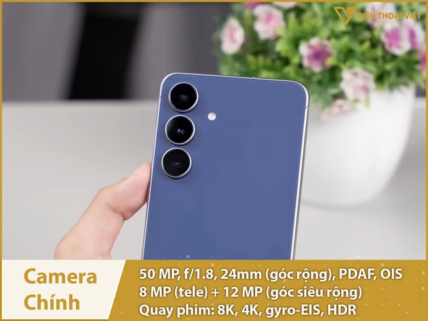 Camera 50MP & Quay video 8K