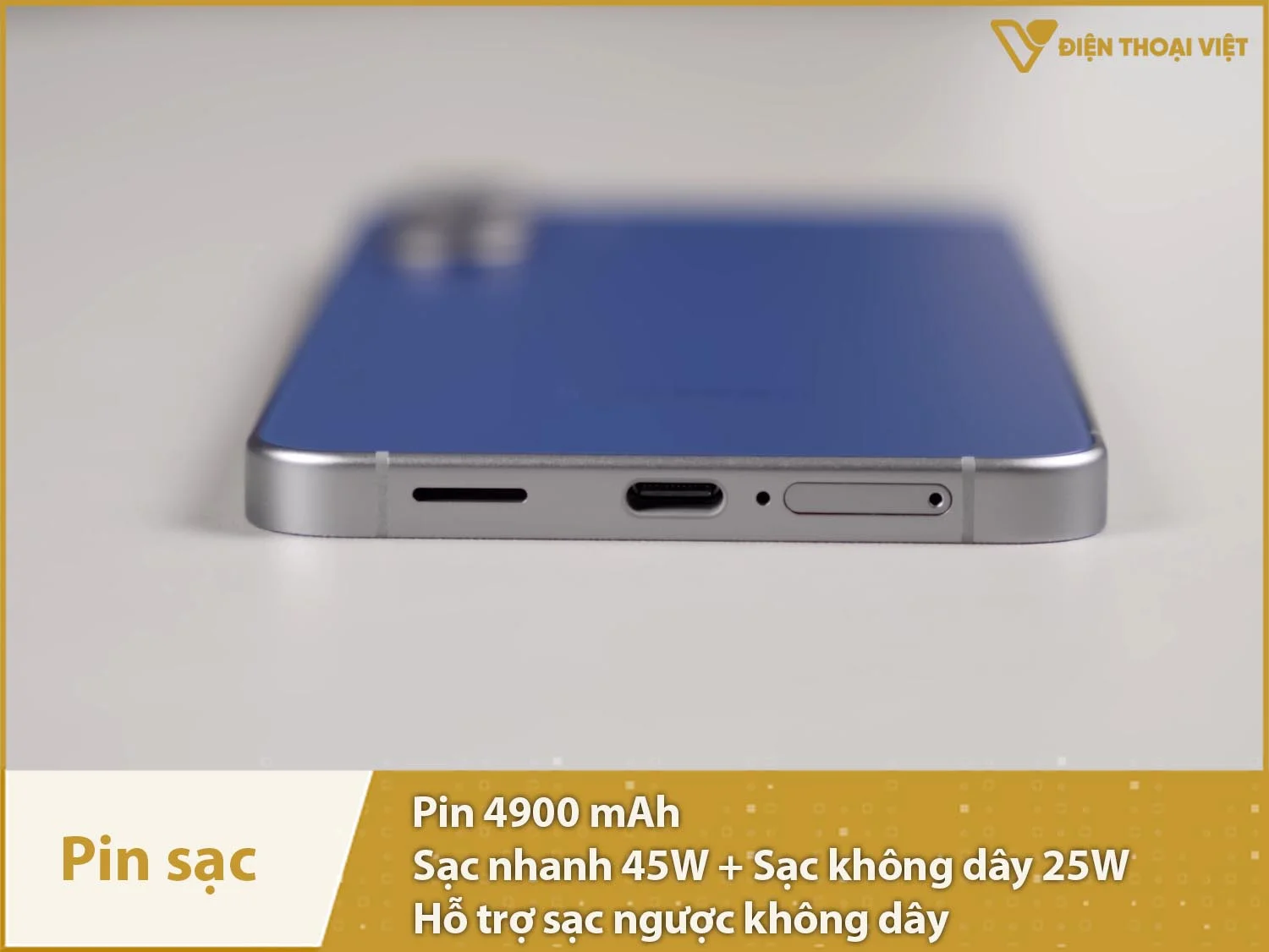 Pin 4900mAh & Sạc nhanh 45W