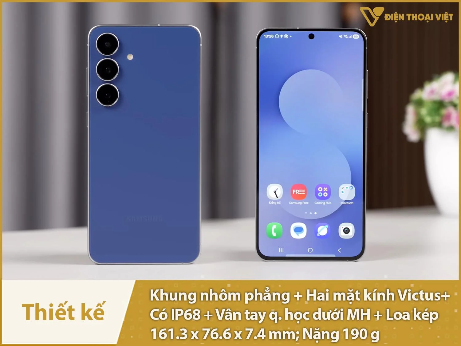 Thiết kế cao cấp, sang trọng có IP68