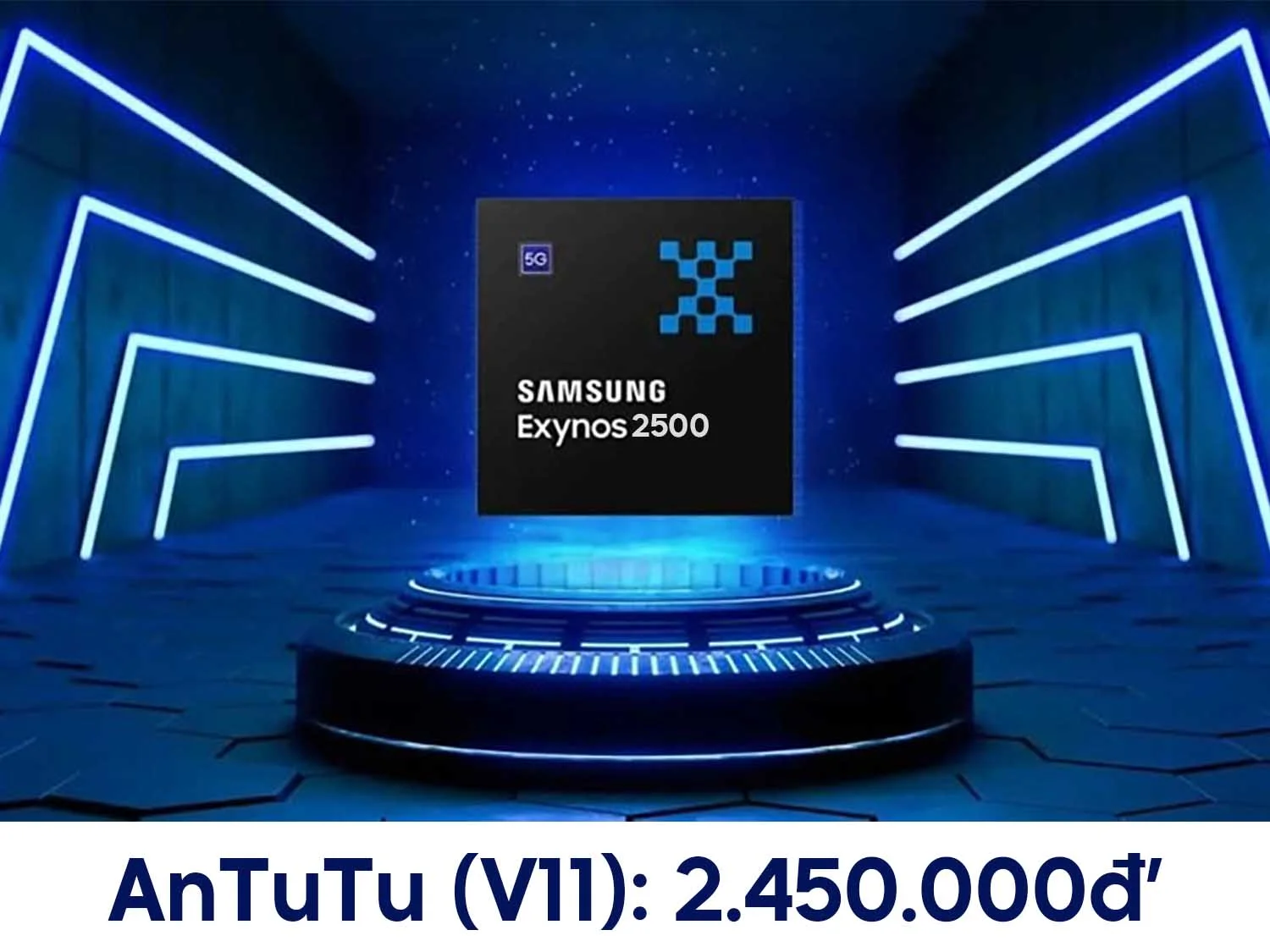 Samsung S26 FE - Chip Exynos 2500 - 2.450.000 điểm AnTuTu