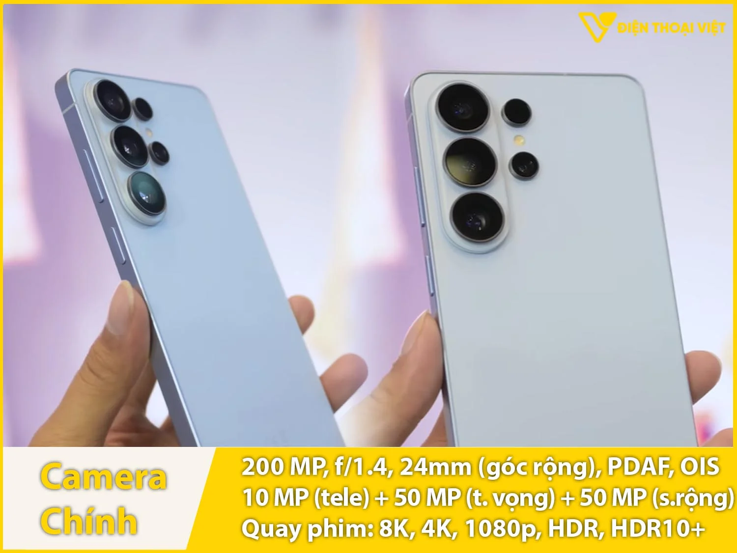 Camera chính 200MP & Quay phim 8K