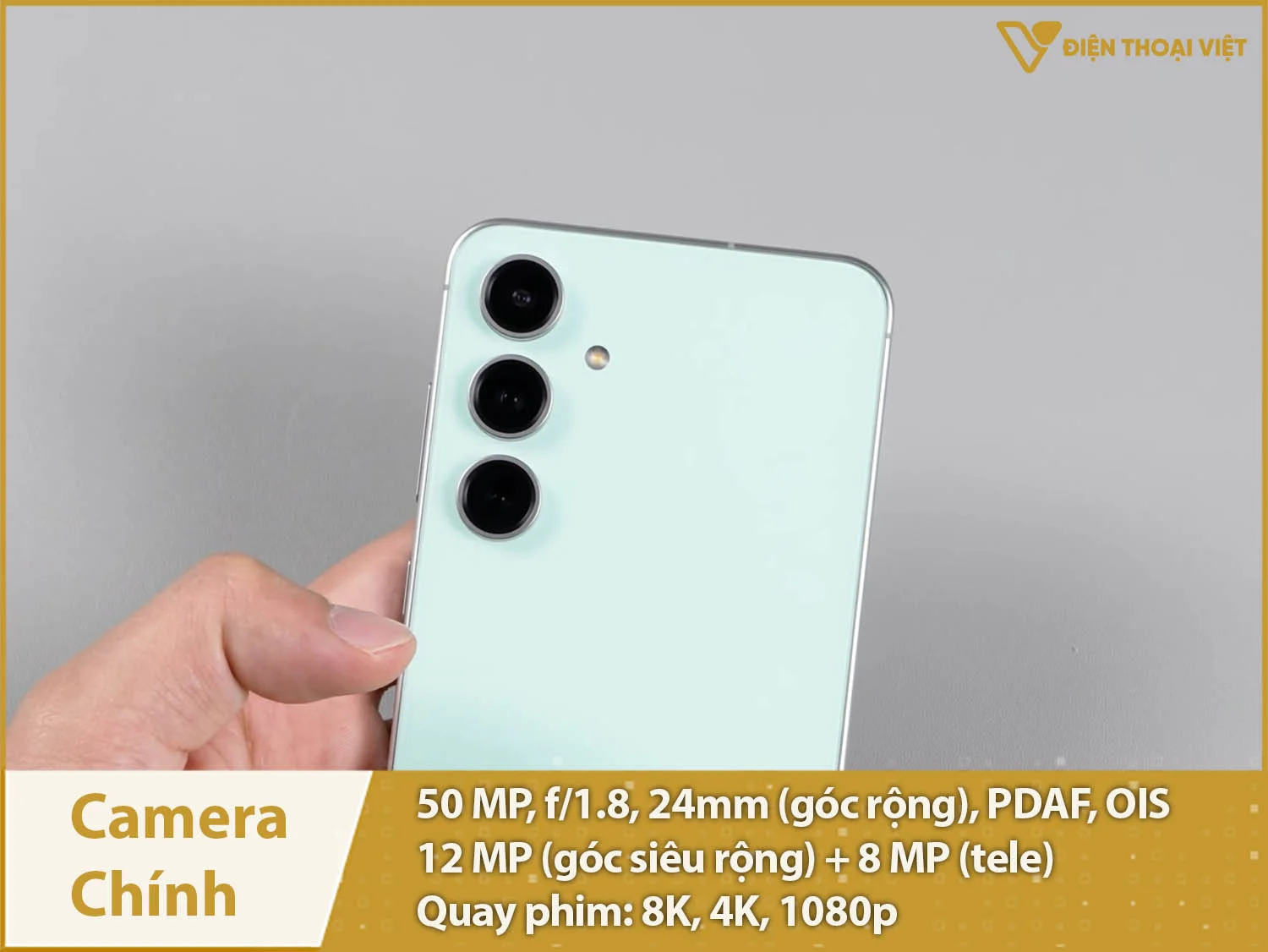 Camera 50MP & Quay video 8K