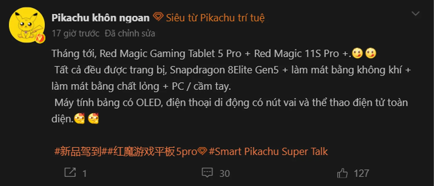 Smart Pikachu đưa tin