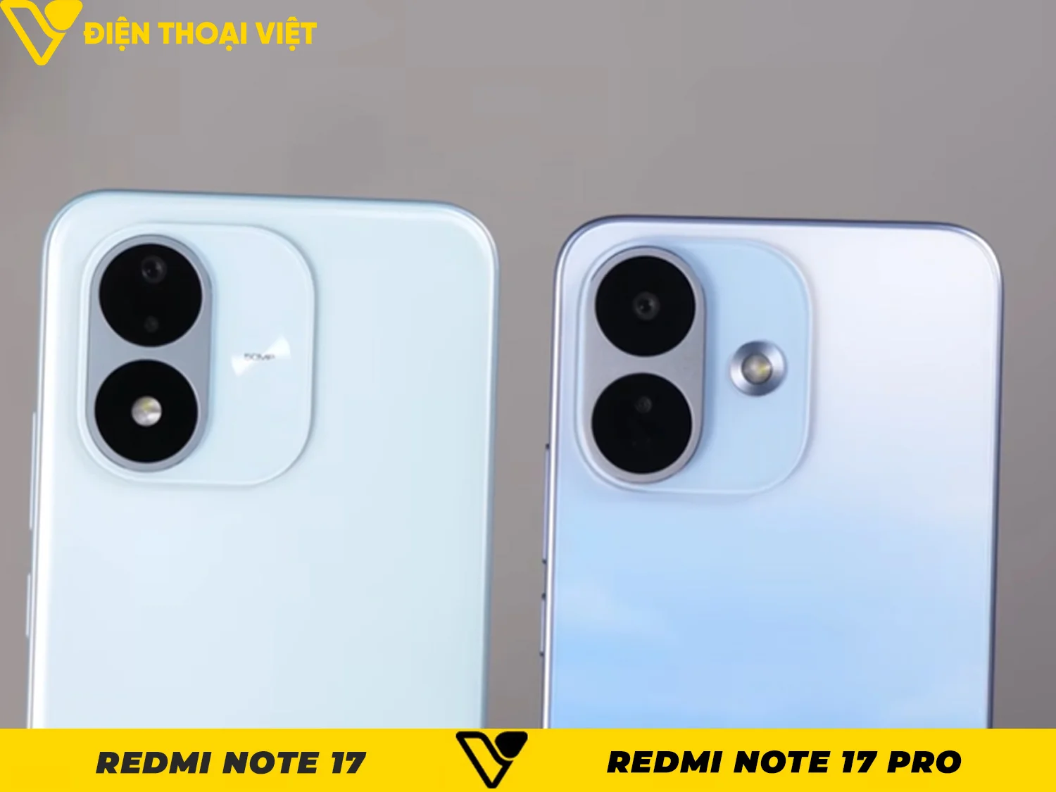 So sánh camera REDMI Note 17 Pro vs REDMI Note 17