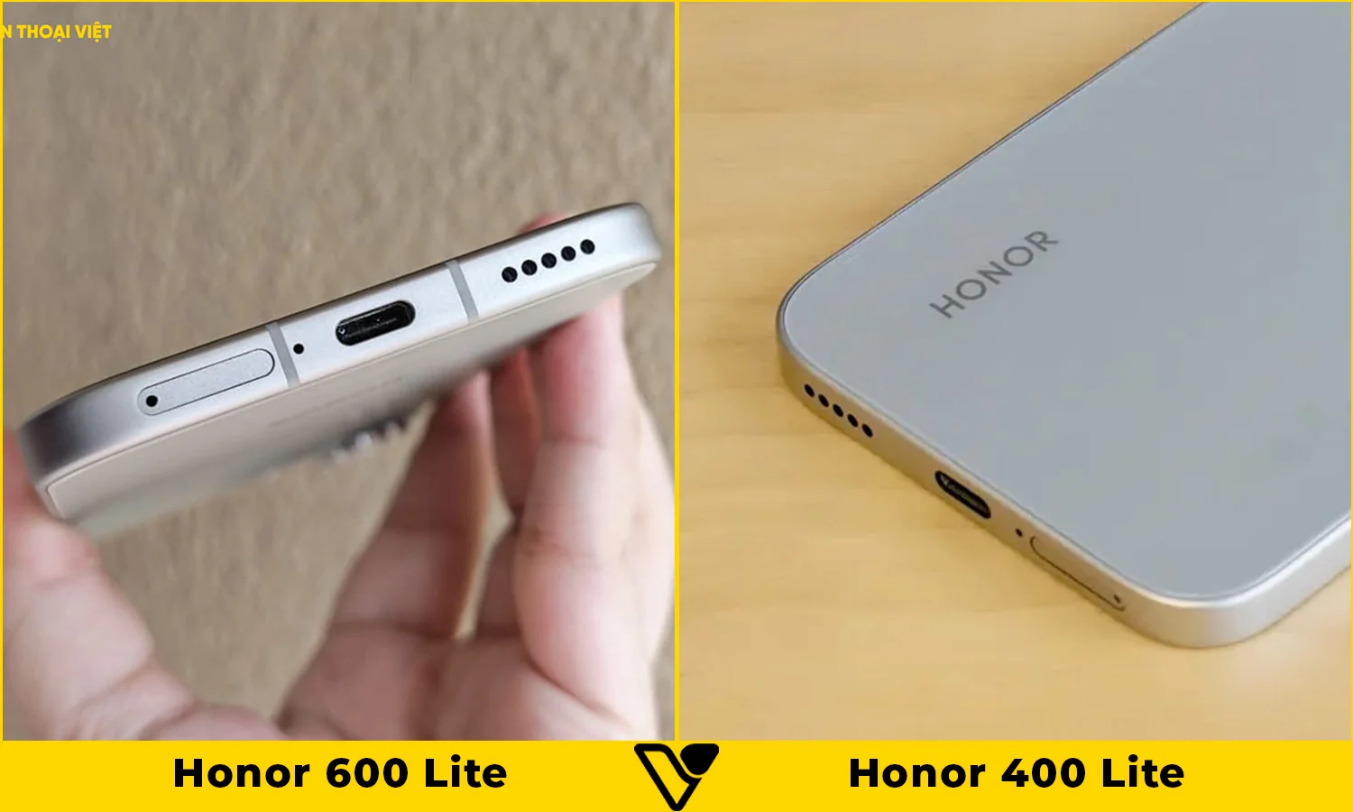 So sánh pin và sạc Honor 600 Lite vs Honor 400 Lite