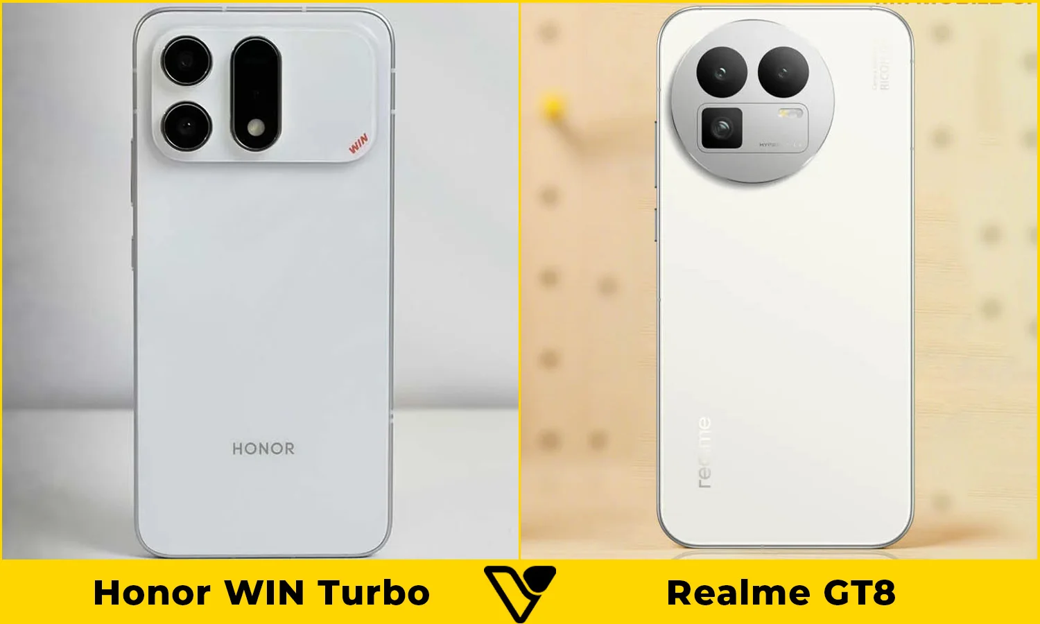 So sánh thiết kế Honor WIN Turbo vs Realme GT8