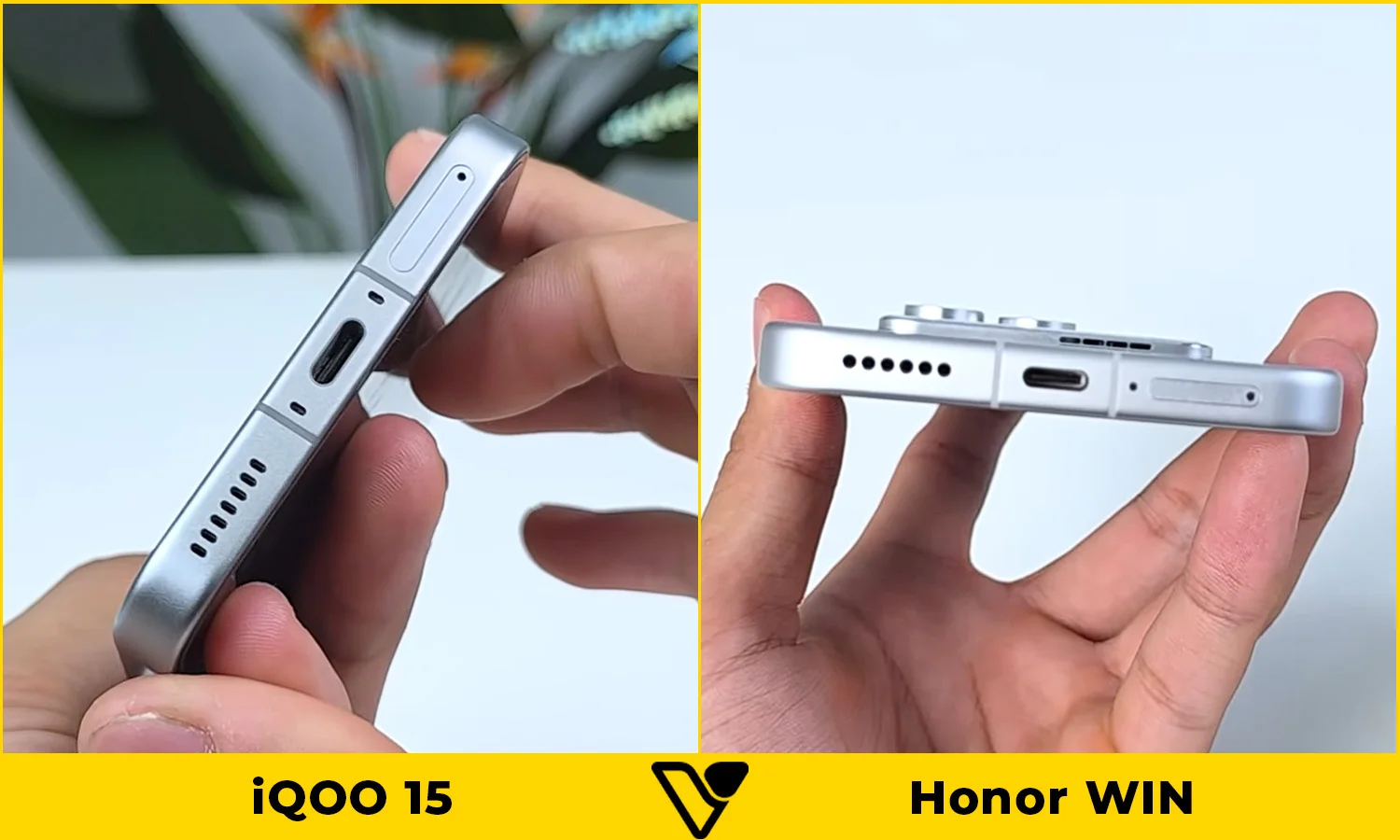 So sánh pin và sạc iQOO 15 vs Honor WIN