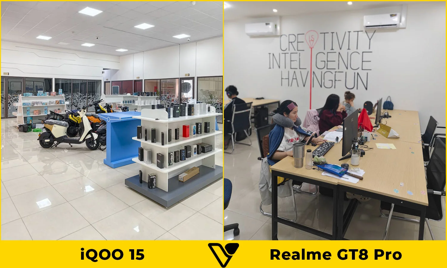 So sánh ảnh chụp iQOO 15 vs Realme GT8 Pro