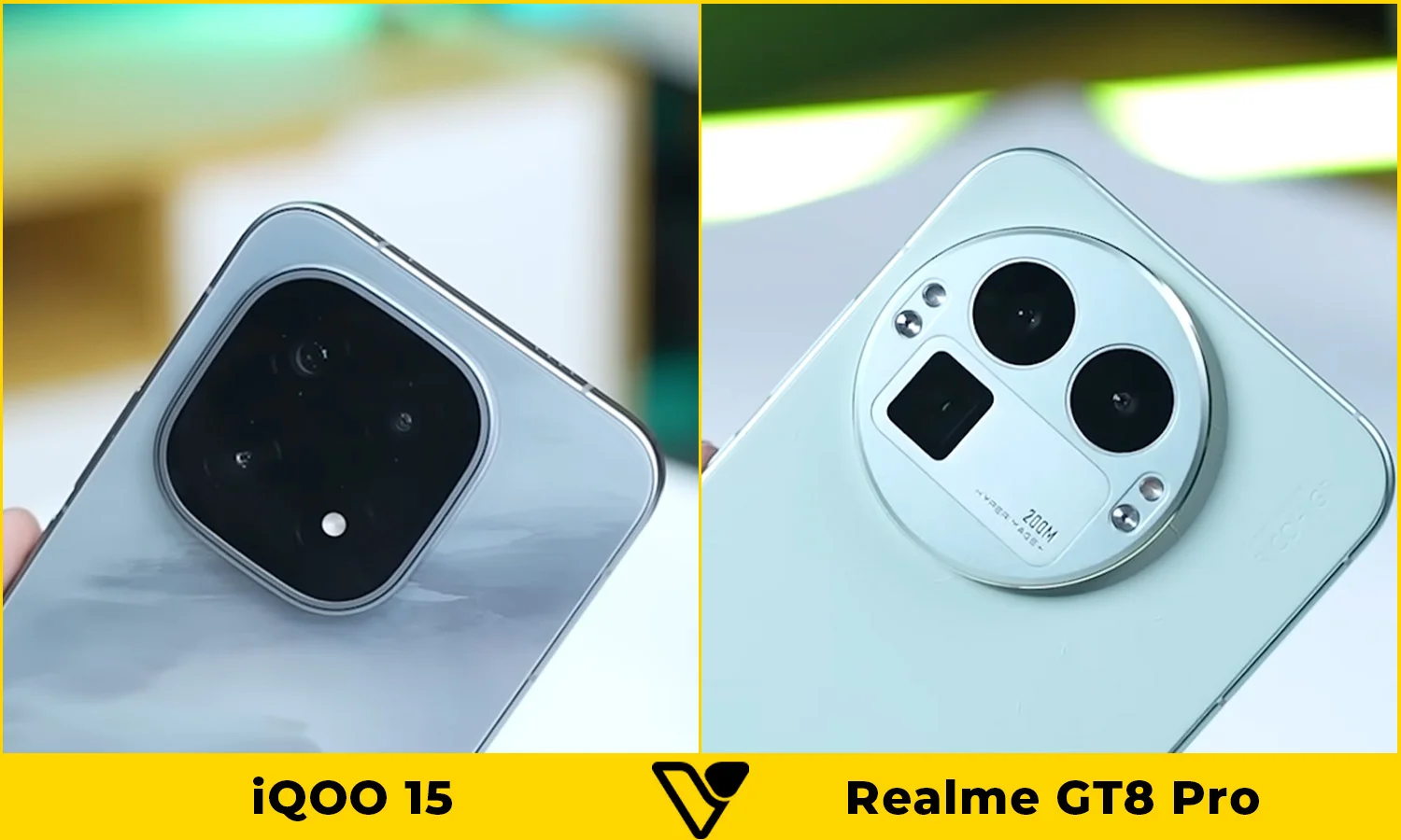 So sánh camera iQOO 15 vs Realme GT8 Pro