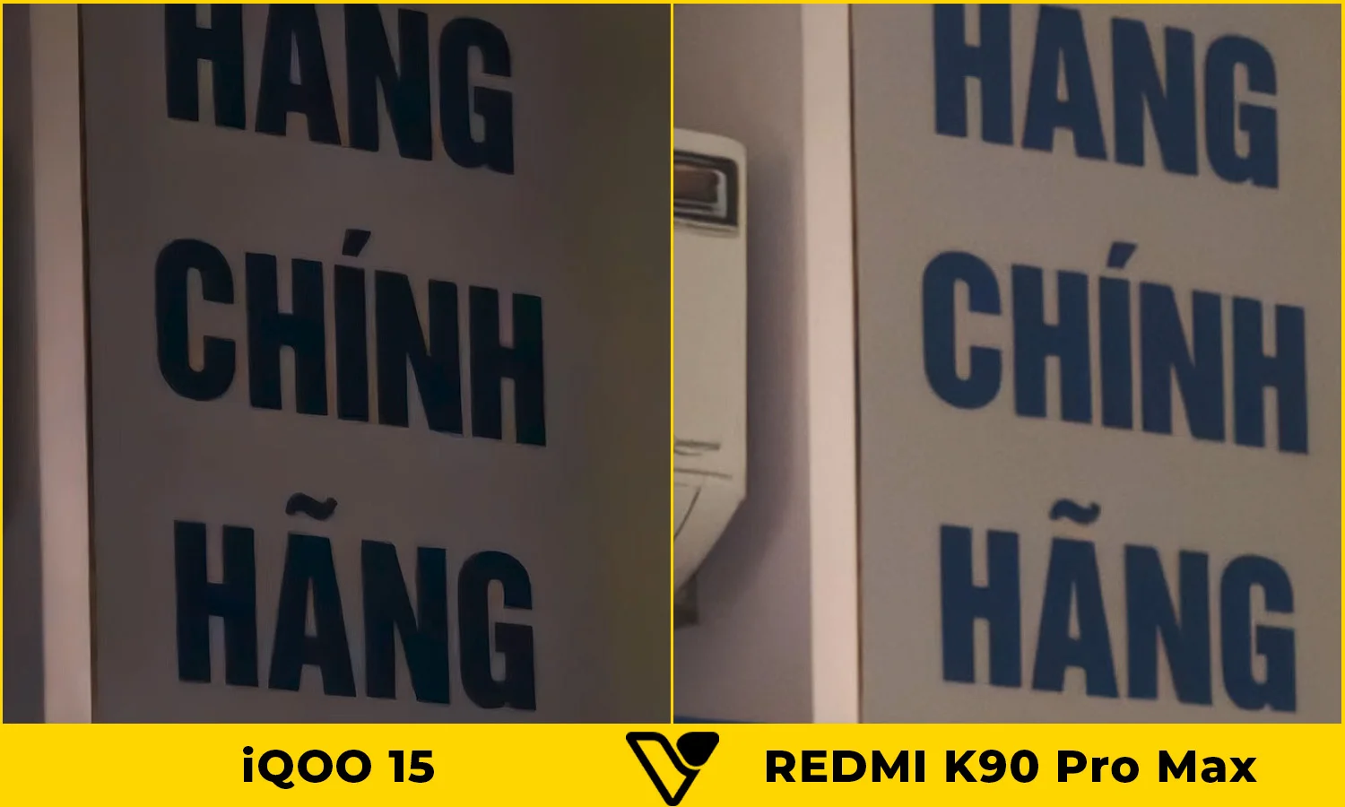 So sánh ảnh chụp thiếu sáng iQOO 15 vs REDMI K90 Pro Max
