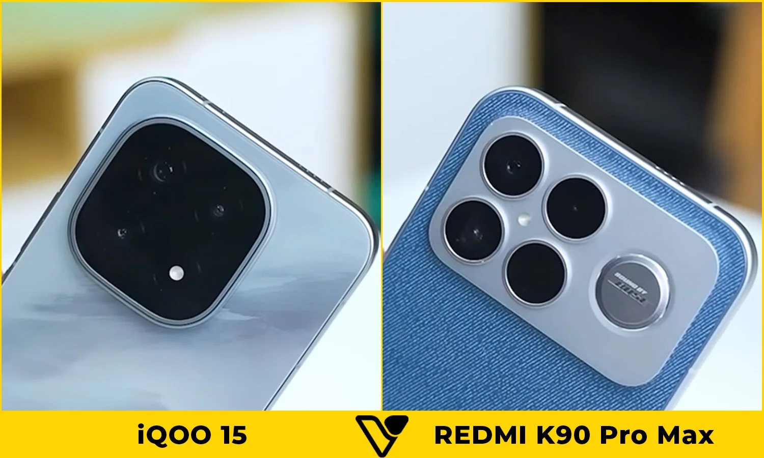 So sánh camera iQOO 15 vs REDMI K90 Pro Max