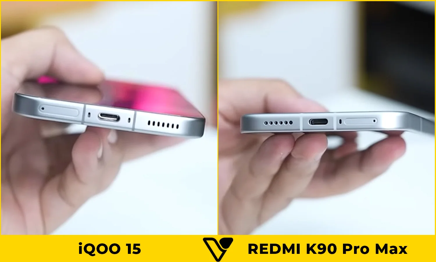So sánh pin và sạc iQOO 15 vs REDMI K90 Pro Max