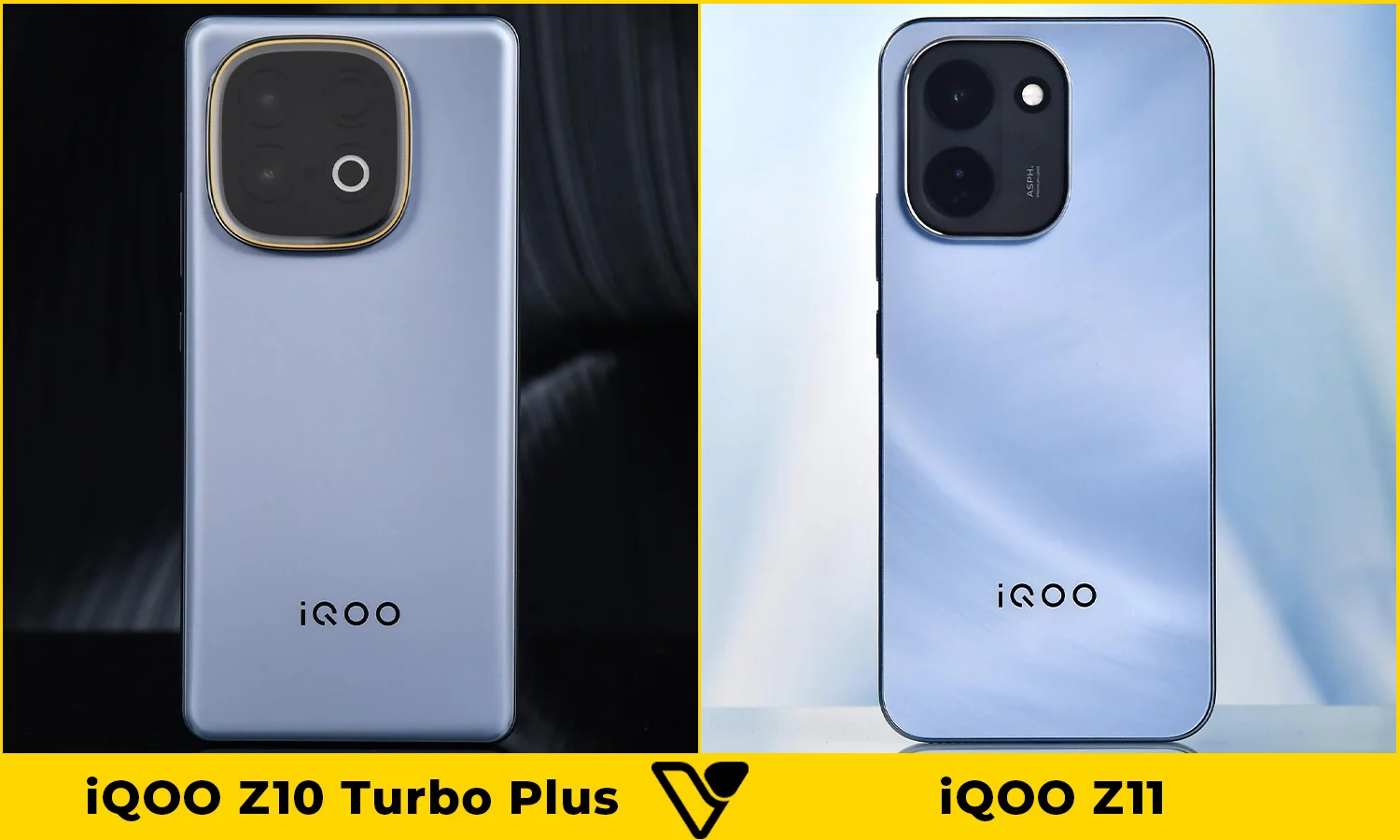 So sánh thiết kế iQOO Z10 Turbo Plus vs iQOO Z11