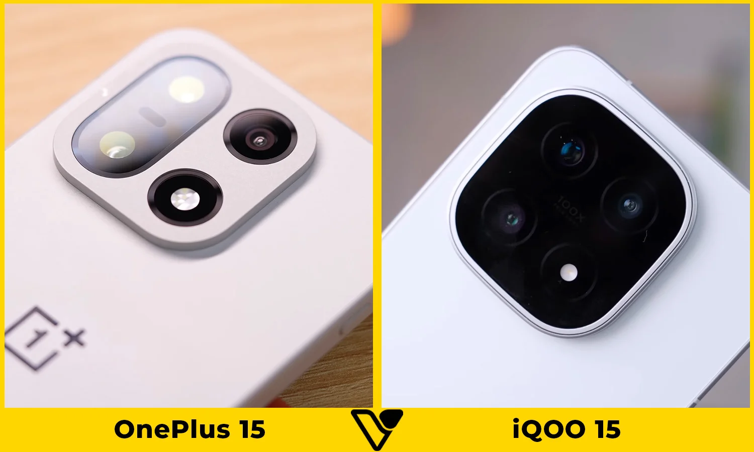 So sánh camera giữa OnePlus 15 và iQOO 15