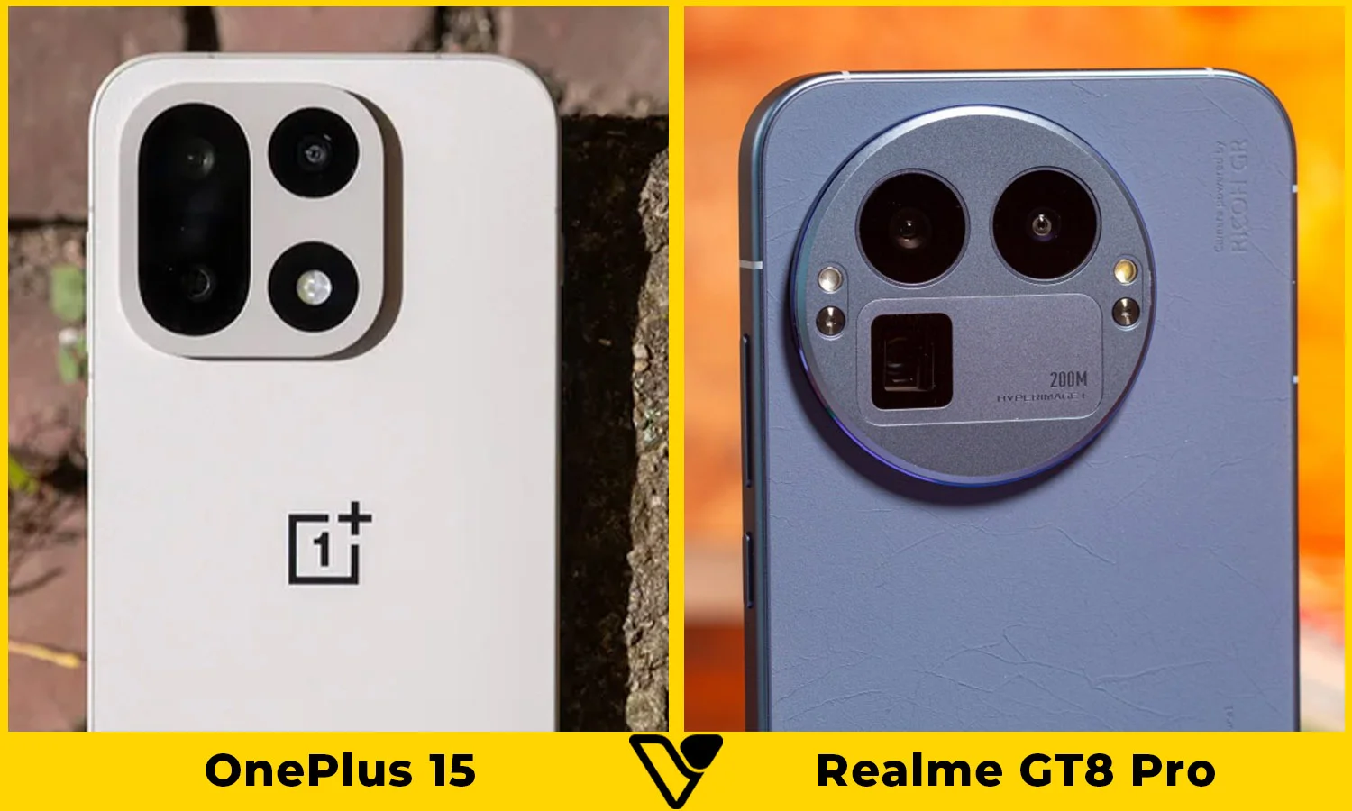 So sánh camera giữa OnePlus 15 và Realme GT8 Pro