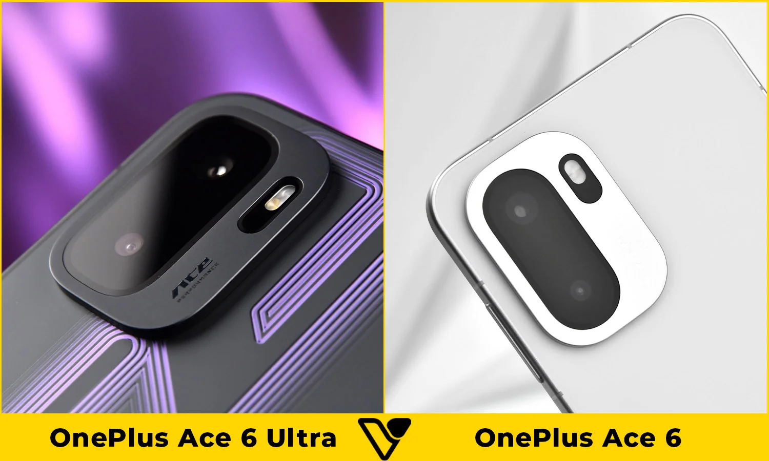 So sánh camera OnePlus Ace 6 Ultra vs OnePlus Ace 6