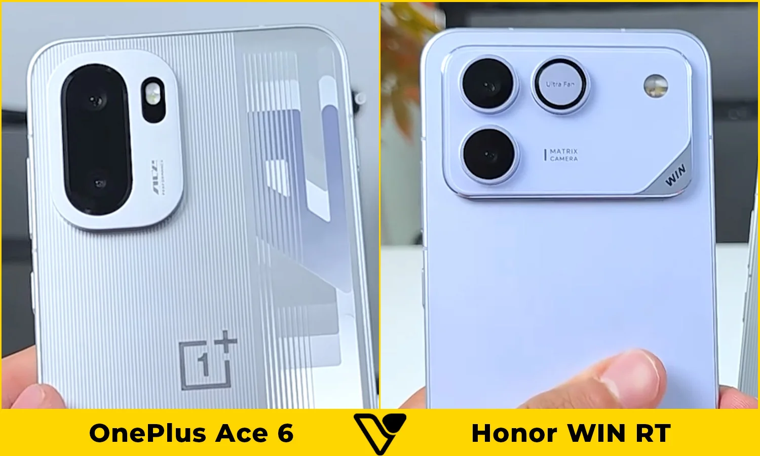 So sánh camera OnePlus Ace 6 vs Honor WIN RT