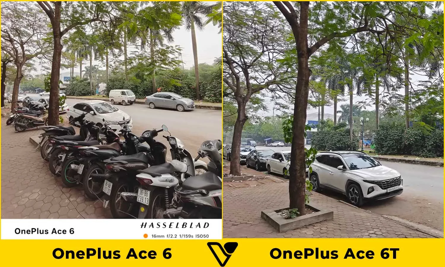 So sánh ảnh chụp thực tế OnePlus Ace 6 vs OnePlus Ace 6T