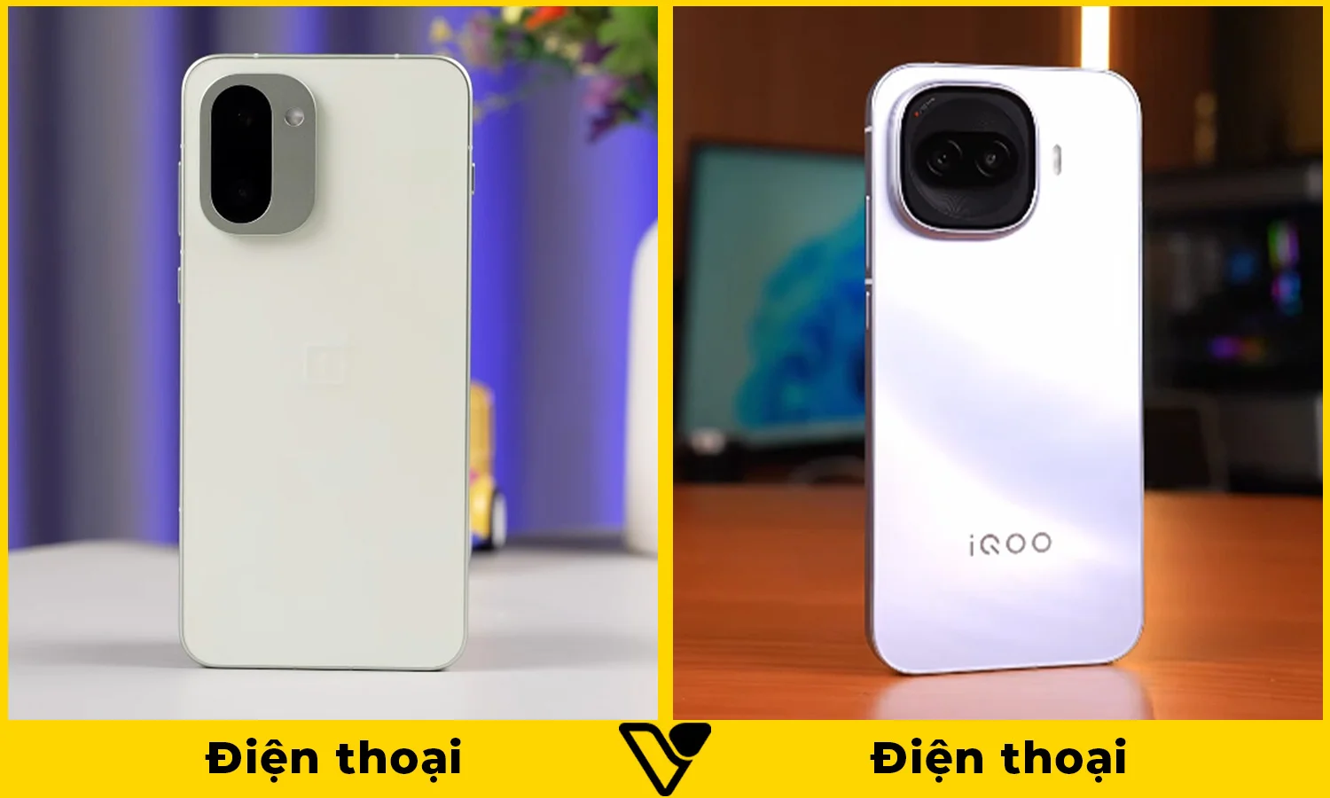 So sánh thiết kế trên OnePlus Ace 6T và iQOO Z11 Turbo