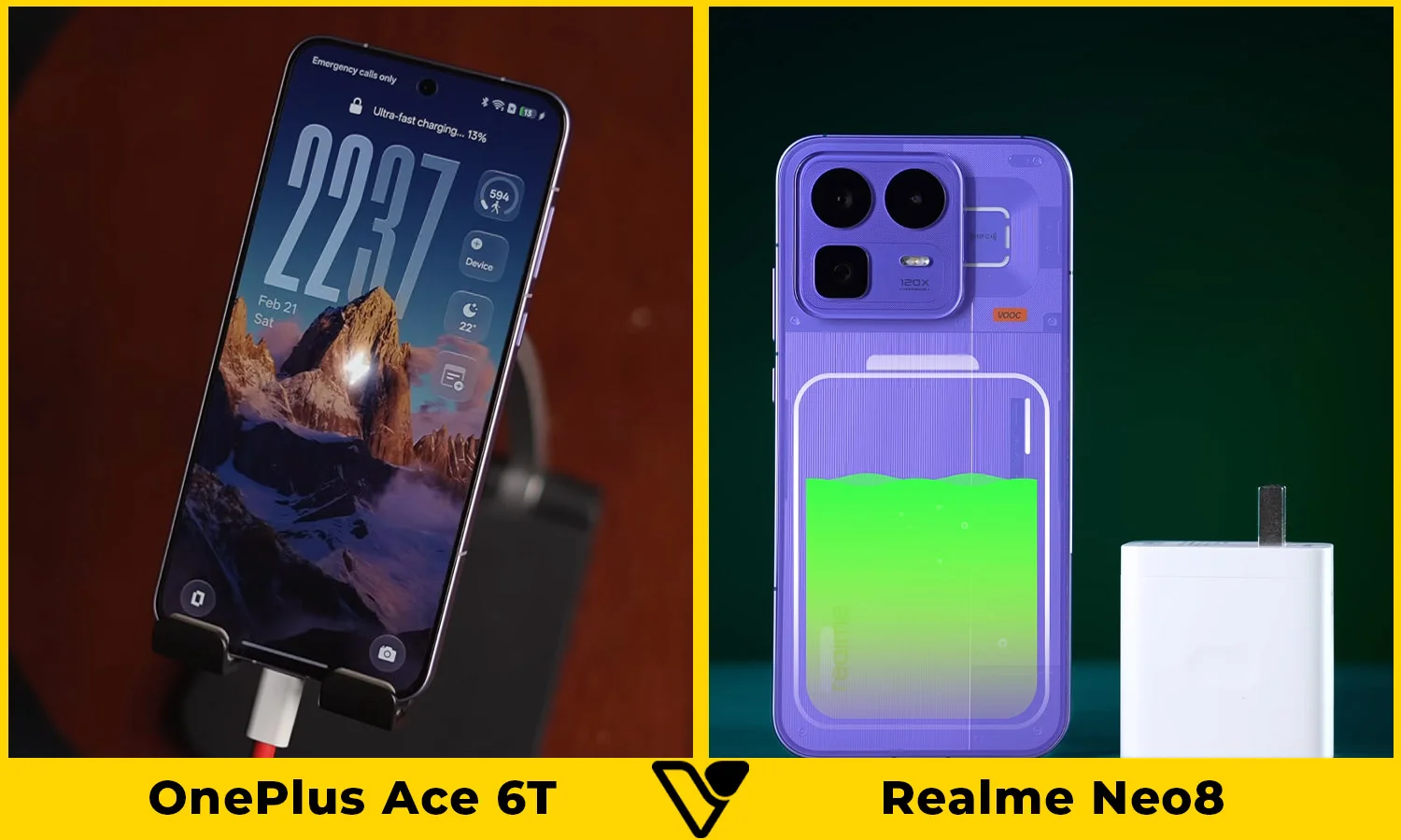 So sánh pin và sạc