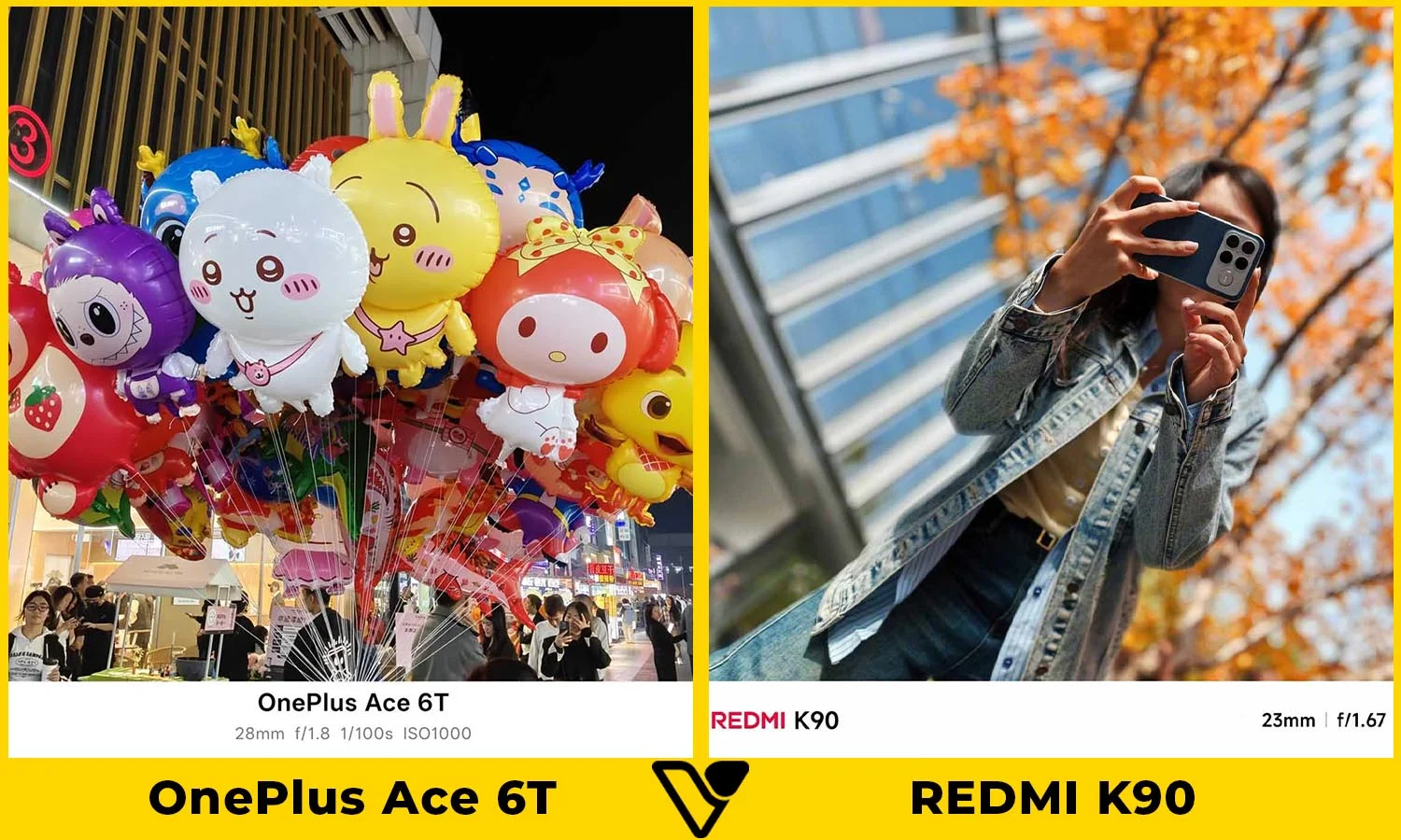 Ảnh chụp camera góc rộng trên OnePlus Ace 6T và REDMI K90