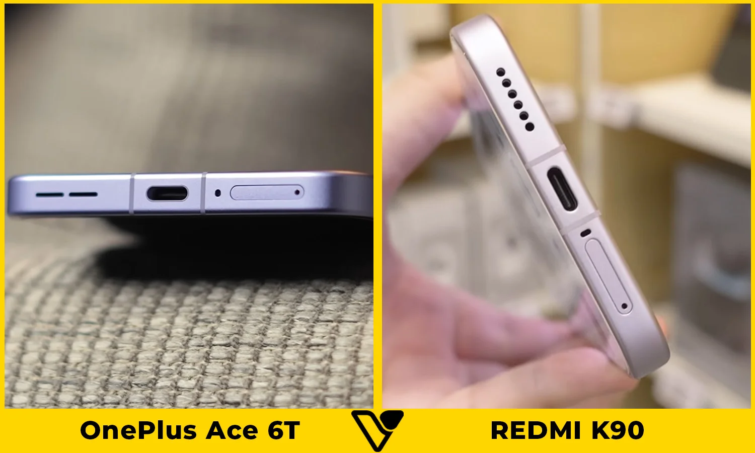 So sánh pin và sạc giữa OnePlus Ace 6T vs REDMI K90