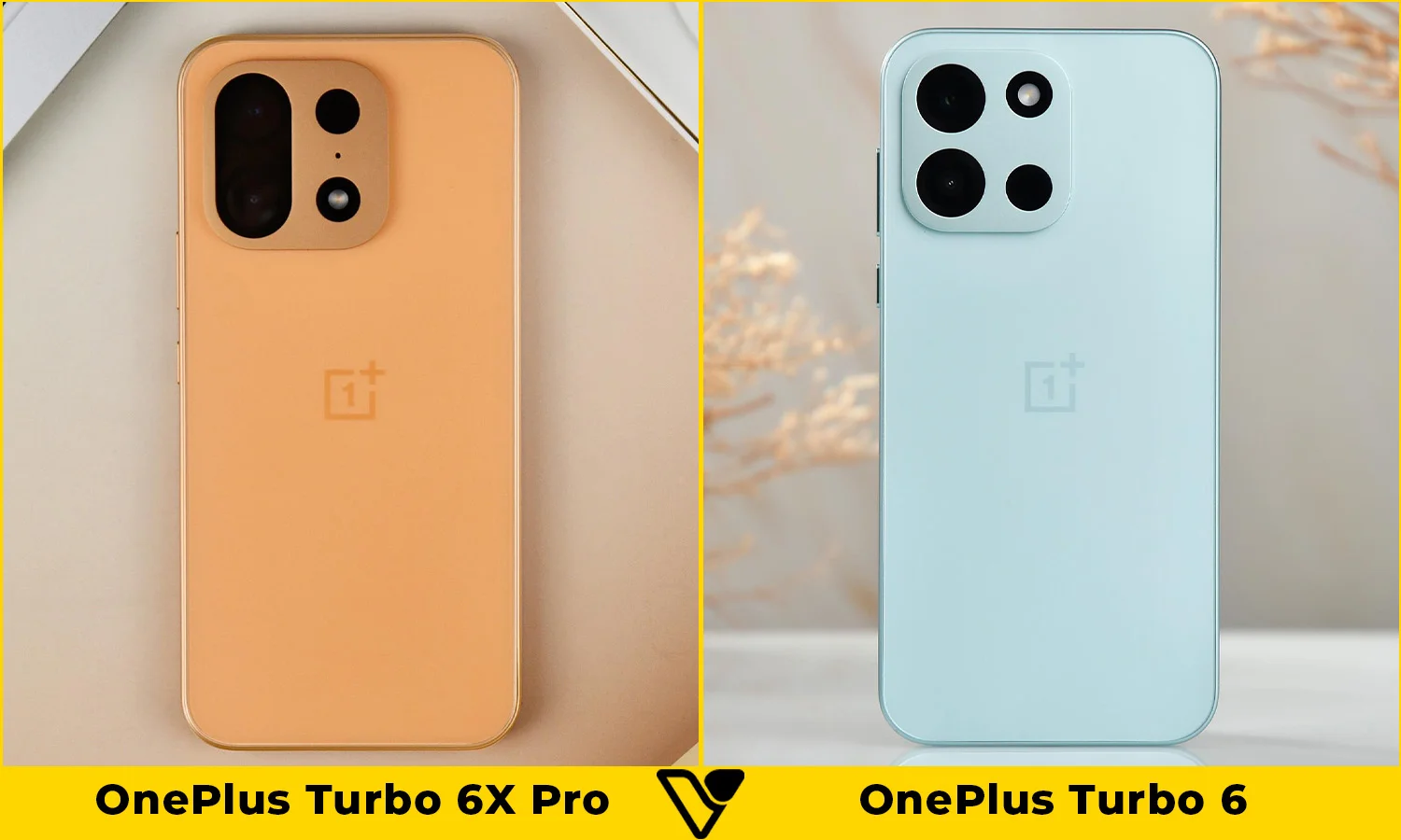 So sánh thiết kế OnePlus Turbo 6X Pro vs OnePlus Turbo 6