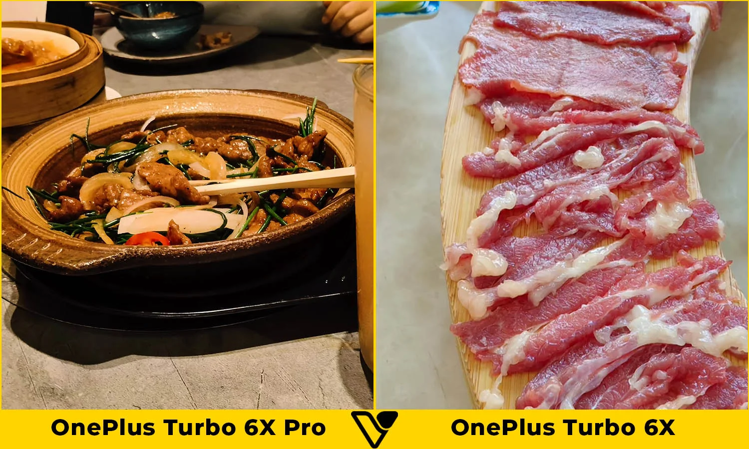 So sánh ảnh chụp cận cảnh món ăn