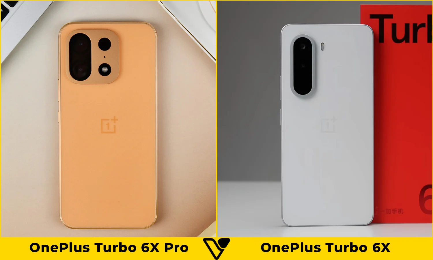 So sánh thiết kế OnePlus Turbo 6X Pro vs OnePlus Turbo 6X