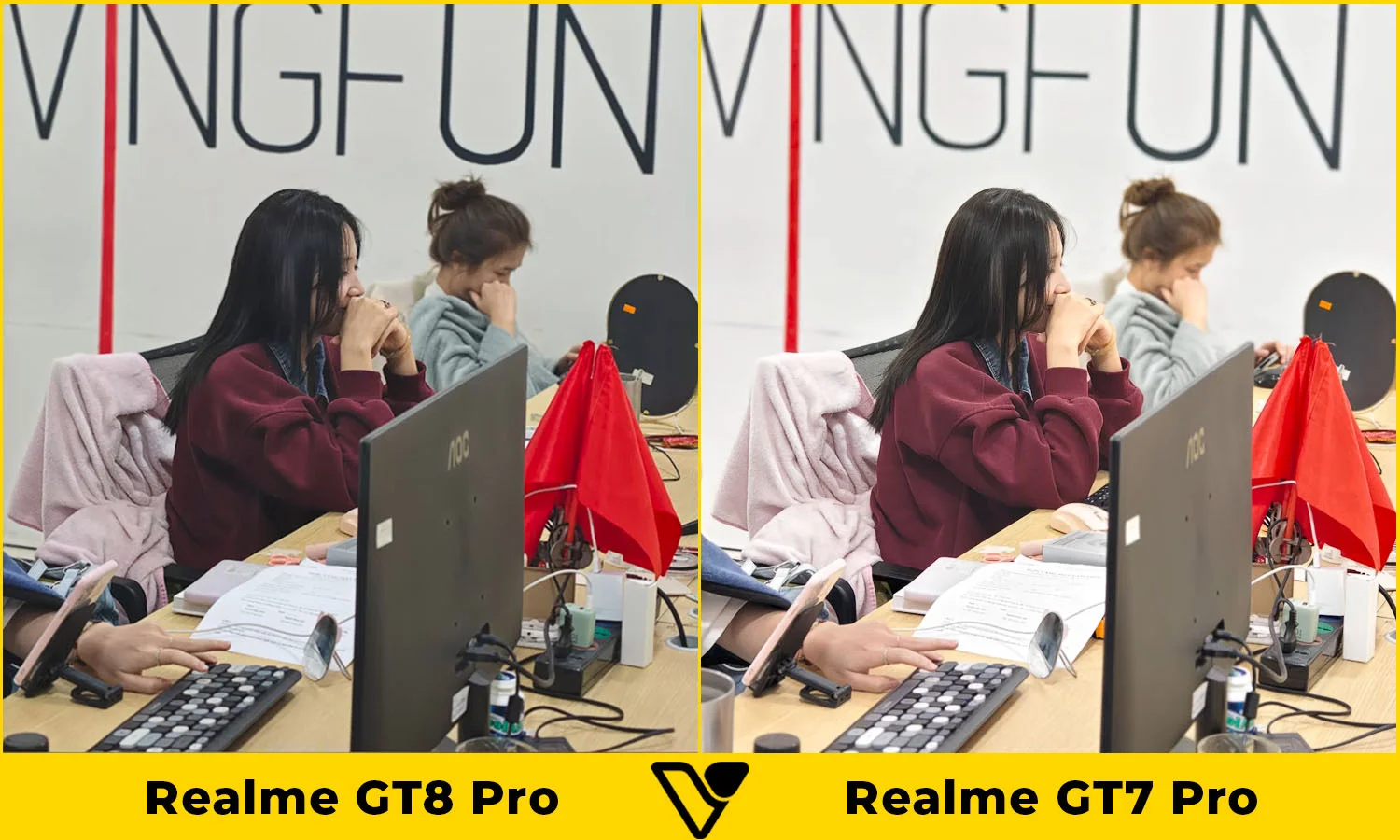 So sánh ảnh tele tiềm vọng Realme GT8 Pro vs Realme GT7 Pro