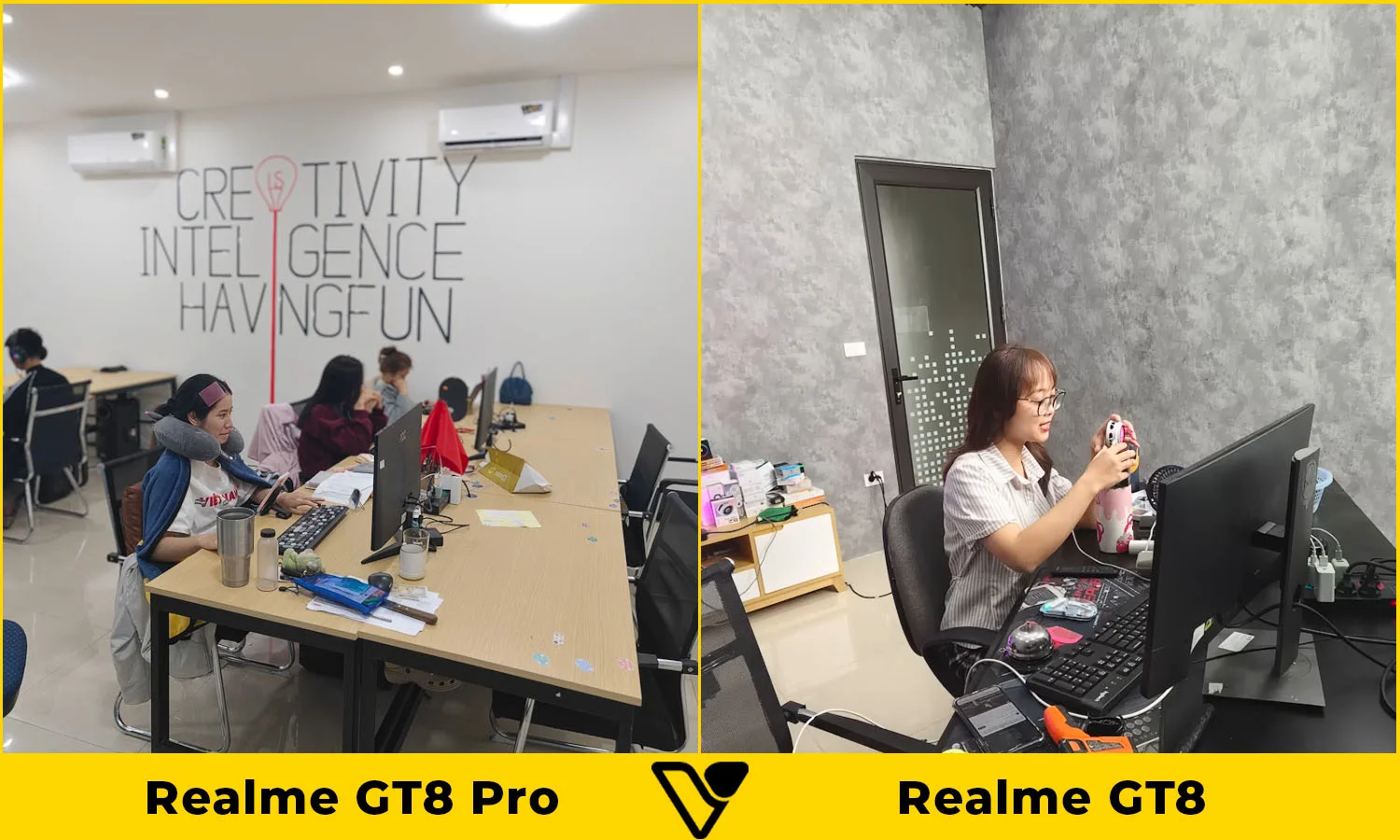So sánh ảnh chụp đủ sáng camera chính Realme GT8 Pro vs Realme GT8