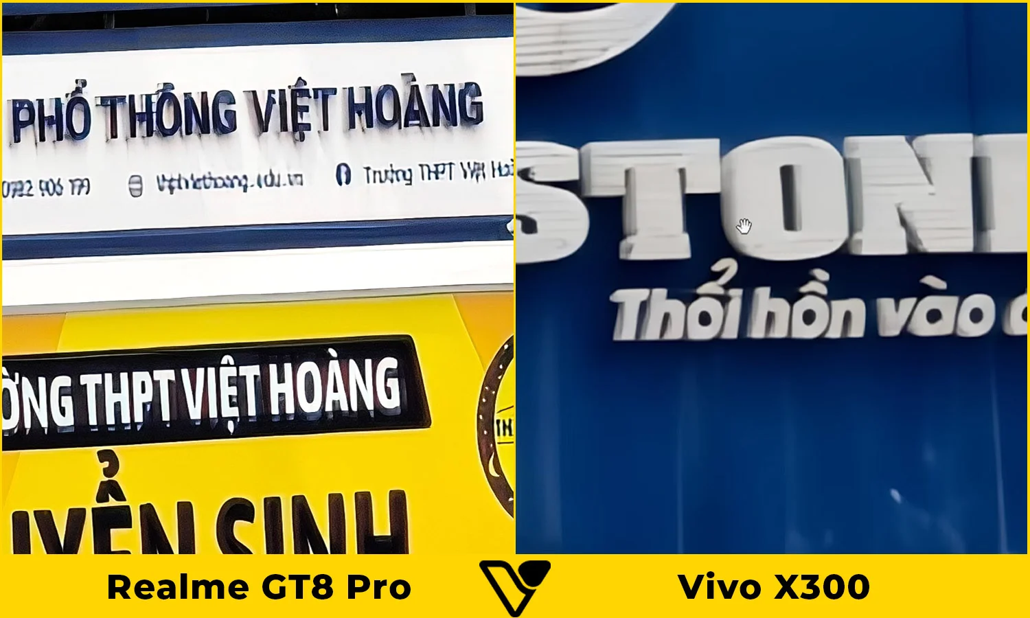 So sánh ảnh chụp zoom xa Realme GT8 Pro vs Vivo X300