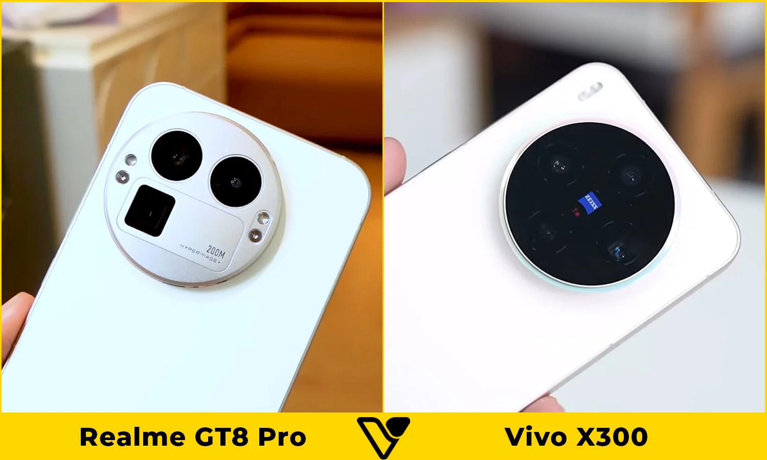 So sánh camera Realme GT8 Pro vs Vivo X300